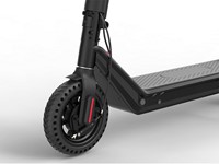 Electric Kick Scooter, 8.5" Solid Rubber Tire, 380W Motor, Rear Braking, 856 Series Folding Scooter