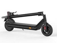 Electric Scooter, 8.5" Solid Rubber Tire, 380W Motor, Rear & Front Braking, 856G Series Folding Scooter